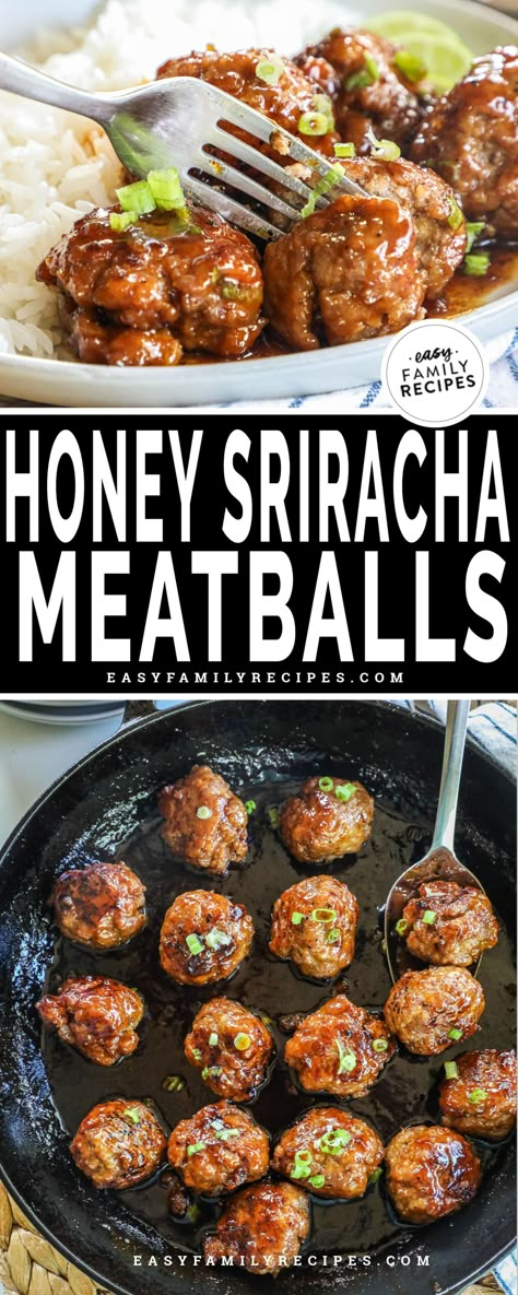 Ground Pork Asian Meatballs, Meal Prep Meatballs Beef, Honey Sriracha Meatballs Crockpot, Sweet And Spicy Turkey Meatballs, Sauce For Meatballs And Rice, Meal Prep With Meatballs, Pre Made Meatball Recipes, Honey Siracha Meatball, Spicy Meatball Recipes