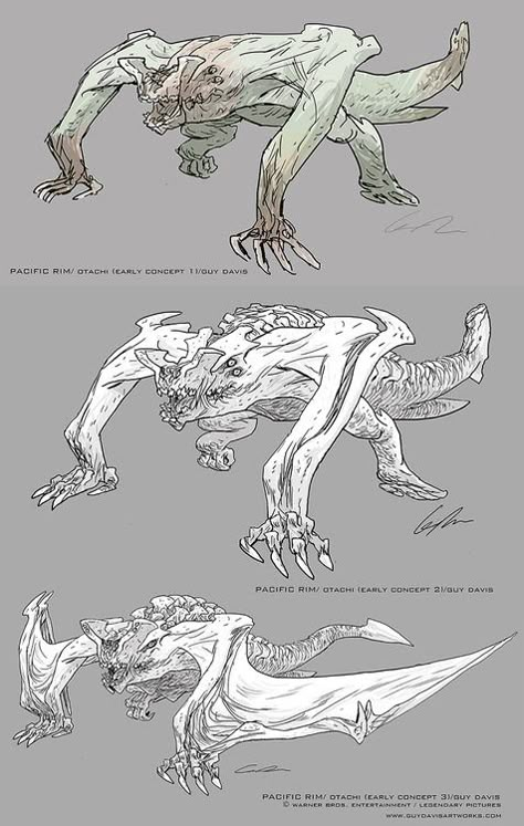 Otachiprogr | Monster Legacy Pacific Rim Kaiju, Kaiju Design, Monster Artwork, Arte Doodle, Arte Alien, Monster Ideas, Cool Monsters, Kaiju Art, Creature Artwork