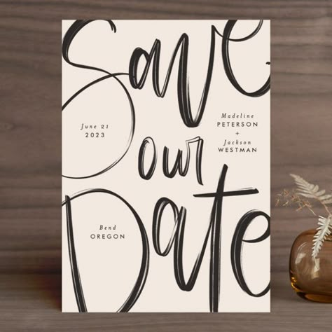 Wedding Card Graphic Design, Wedding Invitation Save The Date, Save The Date Party Invite, Cool Save The Date, Save The Date Ideas For Weddings, Save The Dates Ideas, Save The Date Card Ideas, Cool Wedding Invitations, Wedding Design Invitation