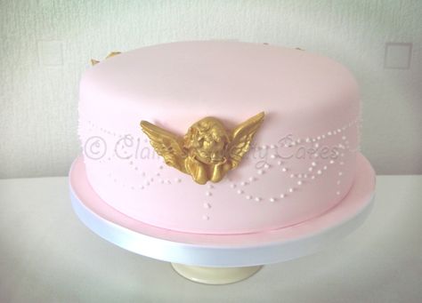 Cherub Cake £45 :) Cherub Cake, Angel Party, 19th Birthday Cakes, Italian Theme, Cake Classes, Cherub Angel, Cupcake Decorating, 19th Birthday, Cake Cover