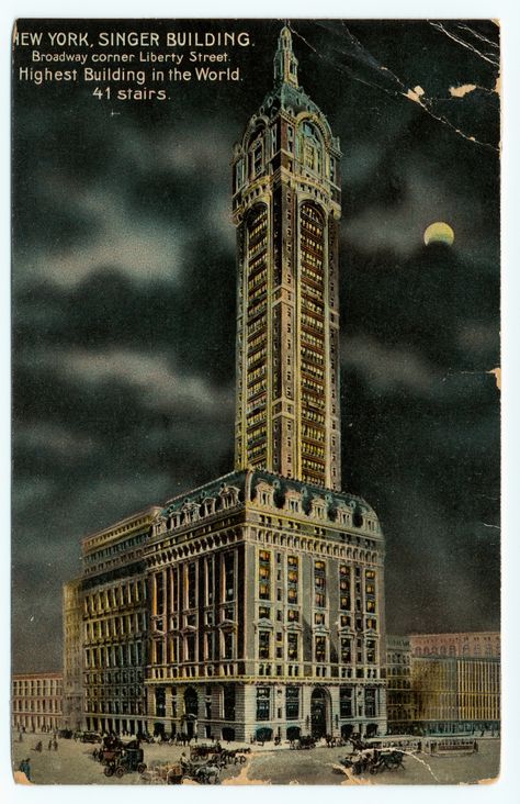 The Bowery Boys, Lost Song, Woolworth Building, New York City Buildings, Nyc History, Imperial Hotel, Richard Neutra, Downtown Manhattan, Washington Monument