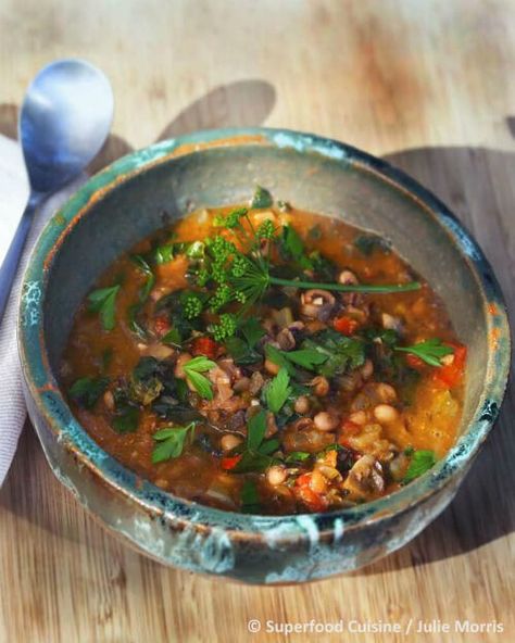 'Superfood Cuisine': Kale & Black-Eyed Pea Stew | Vegan Food | Living | PETA American Indian Recipes, Native American Recipes, Vegan Food List, Native American Food, Black Eyed Pea, Mother Earth Living, American Dishes, Vegan Meal Plans, American Recipes