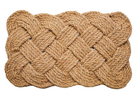 Iron Gate - Natural Jute Rope Woven Doormat 18x30 - Single Pack - 100% All Natural Fibers - Eco-friendly - Classic Interwoven Rope Design ** Visit the image link more details-affiliate link. #Doormats Jute Doormat, 2 Pac, Plaid Rug, Rope Weave, Nautical Design, Coir Doormat, Iron Gate, Jute Rope, Rope Design