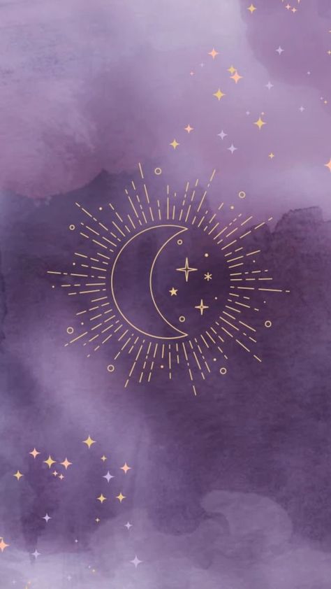 Celestial Phone Backgrounds, Mystical Phone Wallpaper, Witchcraft Wallpaper Aesthetic, Cute Moon Wallpaper, New Beginnings Wallpaper, Spiritual Phone Wallpaper, Imagine Wallpaper, Crystals Wallpaper, Purple Themes