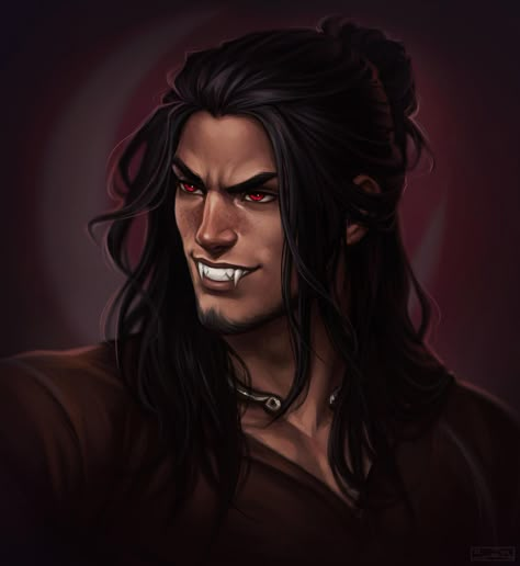 Black Vampire Character Design, Black Vampire Male, Vampire The Masquerade Character Art, Realistic Character Design, Vampire Oc, Male Vampire, Black Vampire, Growing Pains, Vampire Art