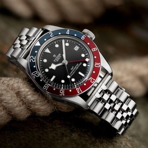 Thoughts on Tudor GMT on Jubilee? - Rolex Forums - Rolex Watch Forum Tudor Gmt Pepsi, Tudor Gmt, Tudor Black Bay Gmt, Gmt Watch, Tudor Watch, Tudor Watches, Rolex Tudor, Jonathan Rhys Meyers, Tissot Watches