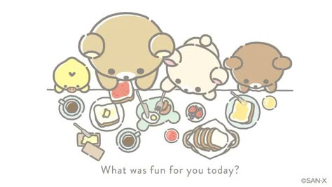 San X Wallpaper, Rilakkuma Aesthetic, San-x Wallpaper, Cute Widget Ideas, Corocoro Coronya, Rilakkuma Wallpaper, Draw Kawaii, Kawaii App, Rilakkuma Korilakkuma