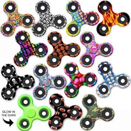 Top Trendz Spinner Squad Printed Fidget Toy- Series #2 | Fidget Toys David Craft, Fidget Spinner Tricks, Figit Spinner, Diy Fidget Spinner, Figet Spinners, Cool Fidget Spinners, Metal Fidget Spinner, Spinners Diy, Cool Fidget Toys