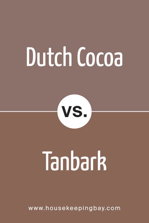 Dutch Cocoa SW 6032 by Sherwin Williams vs Tanbark SW 6061 by Sherwin Williams Red Paint Colors, Dutch Cocoa, Trim Colors, Cozy Feeling, Deep Brown, Soothing Colors, Red Paint, Coordinating Colors, Sherwin Williams