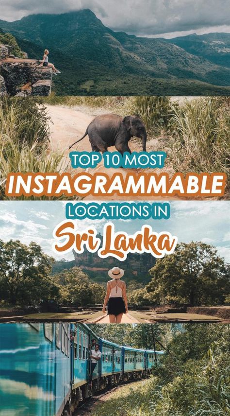 10 Most Instagrammable Spots in Sri Lanka - Polkadot Passport Sri Lanka Instagram Pictures, Single Travel, Photos Travel, Sri Lanka Travel, Travel Diaries, Asia Travel Guide, Travel Plan, Southeast Asia Travel, Instagrammable Places