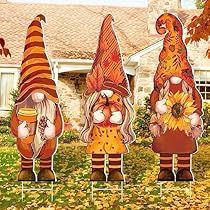 Thanksgiving Decorations Outdoor, Fall Yard Decor, Fall Yard, Decorative Garden Stakes, Lawn Sign, Porch Garden, Fall Outdoor Decor, Spooky Designs, Harvest Decorations