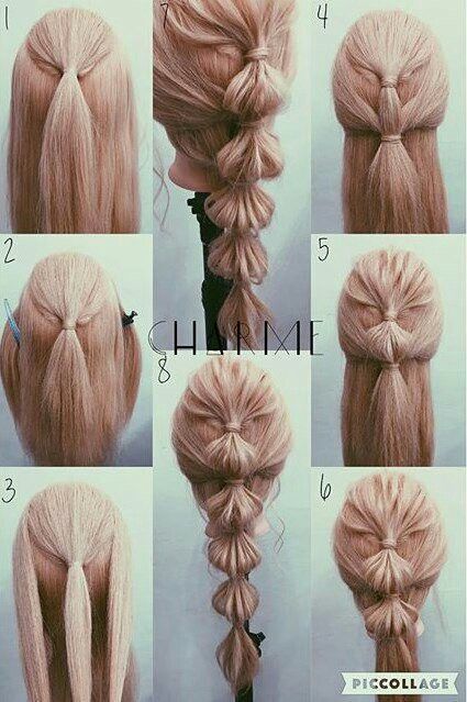 Bubble Braid, Hairstyles Natural, Hair Kids, A Ponytail, Pinterest Hair, Peinados Fáciles Para Cabello Corto, Work Hairstyles, Penteado Cabelo Curto, Hair St