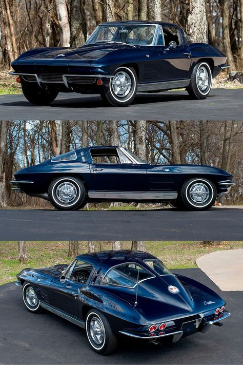 1967 Chevy Corvette Stingray, 1964 Corvette Stingray, Old Blue Car, 1963 Corvette Stingray, Dream Cars Bmw, Old Muscle Cars, Custom Cars Paint, Pimped Out Cars, Vintage Muscle Cars