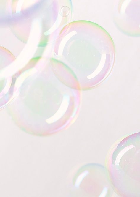 Cute bubble soapy pattern background | free image by rawpixel.com / NingZk V. Candy Bubbles, Light Painting Ideas, Glow Projects, Pastel Pink Background, Iphone Wallpaper Backgrounds, Rainbow Bubbles, Mobile Wallpaper Iphone, Brand Elements, Ball Pattern