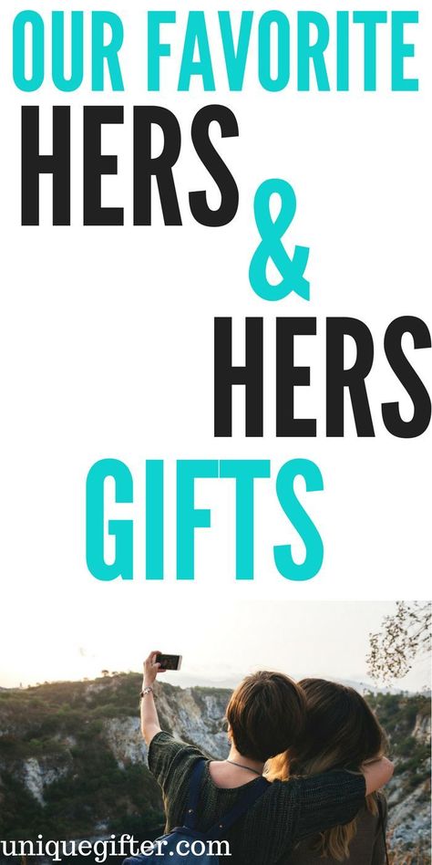 Our Favorite Hers & Hers Gift Ideas | Lesbian Wedding Gifts | Gay Wedding Presents | What to get two women for a wedding | LGBTQ Wedding | LGBTQA | Lesbian birthday present | Gay woman christmas present Lesbian Birthday Gifts, Lesbian Christmas Gifts, Sapphic Gift Ideas, Gifts For Lesbian Girlfriend Diy, Gifts For Lesbian Girlfriend, Lesbian Birthday, Sapphic Wedding, Lesbian Wedding Gifts, Christmas Presents For Women