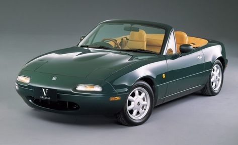 Mazda is joining the ranks of Mercedes-Benz and Lamborghini by starting its own factory restoration service in Japan. The subject, of course, is the iconic MX-5 Miata, specifically the original NA generation that first launched in 1989. For now, Mazda says it’s only offering the restoration program for customers in its home market, but there […] The post Mazda Is Starting a Restoration Service for NA Miatas | Car and Driver Blog appeared first on Mazda Miata MX-5 - TopMiata. Eunos Cosmo, Miata Car, British Green, Mazda Roadster, Eunos Roadster, Mazda Cars, Mazda Mx5 Miata, Miata Mx5, Rx 7