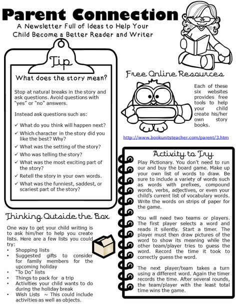 Are you interesting in sending a monthly newsletter to your parents? This one focuses on reading and writing and includes tips, resources, activities, and ways to get the reluctant reader reading. Parent Connection Newsletter ~ Issue #3 Reading Newsletter For Parents, Newsletter For Preschool Parents, Parent Involvement Ideas Daycare, 2nd Grade Newsletter, Parent Newsletter Ideas, Preschool Newsletter Ideas, Parent Involvement Ideas Elementary, Daycare Newsletter Ideas, Parent Involvement Ideas