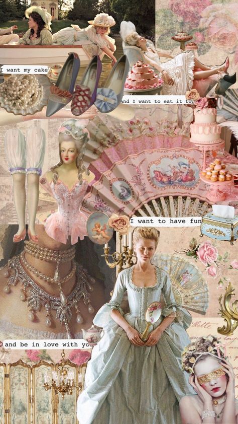 Rococo Moodboard, Princess Aesthetic Wallpaper, Stone Sinks, Moodboard Aesthetic, Welcome Friends, Princess Aesthetic, Let Them Eat Cake, Rococo, Eat Cake