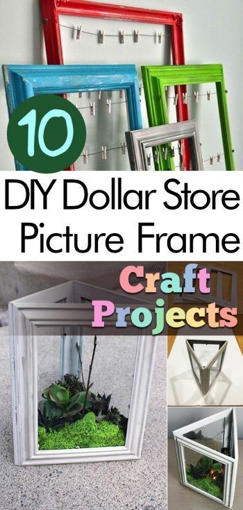 10 DIY Dollar Store Picture Frame Craft Projects #dollartree #crafting #craft #diyproject Picture Projects, Cadre Photo Diy, Online Picture, Dollar Tree Frames, Picture Frame Crafts, Diy Dollar Tree Decor, Diy Picture Frames, Dollar Tree Decor, Diy Dollar Store Crafts