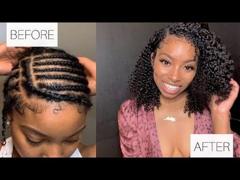 Cornrows With Clip Ins, How To Put Hair Clip In Hair, Styling Hair With Clip In Extensions, Afro Hair Extensions Hairstyles, Natural Curly Clip In Hairstyles, Twist Out With Clip Ins, Hair Styles Clip In Extensions, Clip In Braid Pattern, Clip In Natural Hair Extensions Styles