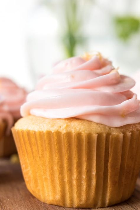 Easy Cupcakes Grapefruit Cupcakes, Frosting Cream Cheese, Homemade Cupcake Recipes, Cream Cheese Frosting Easy, Best Buttercream Frosting, Spring Time Desserts, Chocolate Dipped Marshmallows, Spring Cupcakes, Homemade Cupcakes