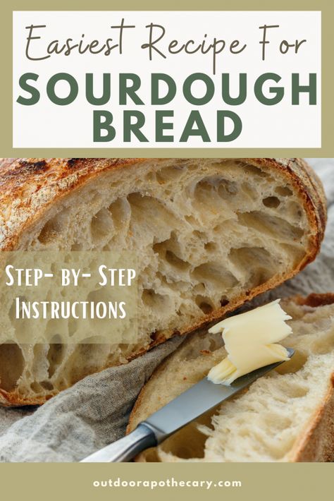 Homemade Sourdough Bread Recipes, Easy Sourdough Bread Recipe, Recipe Using Sourdough Starter, Whole Wheat Sourdough, Making Sourdough Bread, Sourdough Starter Discard Recipe, Homemade Sourdough Bread, Bread Starter, Sourdough Starter Recipe