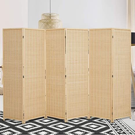 Room Divider Privacy, Freestanding Room Divider, Folding Partition, Portable Partitions, Bamboo Room Divider, 4 Panel Room Divider, Partition Screen, Brown Rooms, Folding Room Dividers