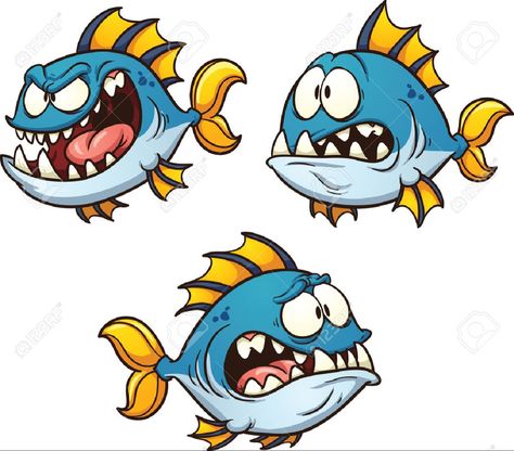 Cartoon Sea Animals, Inkscape Tutorials, Graff Art, Art Fish, Fish Vector, Cartoon Fish, Shark Tattoos, Drawing Cartoon Characters, Fish Drawings