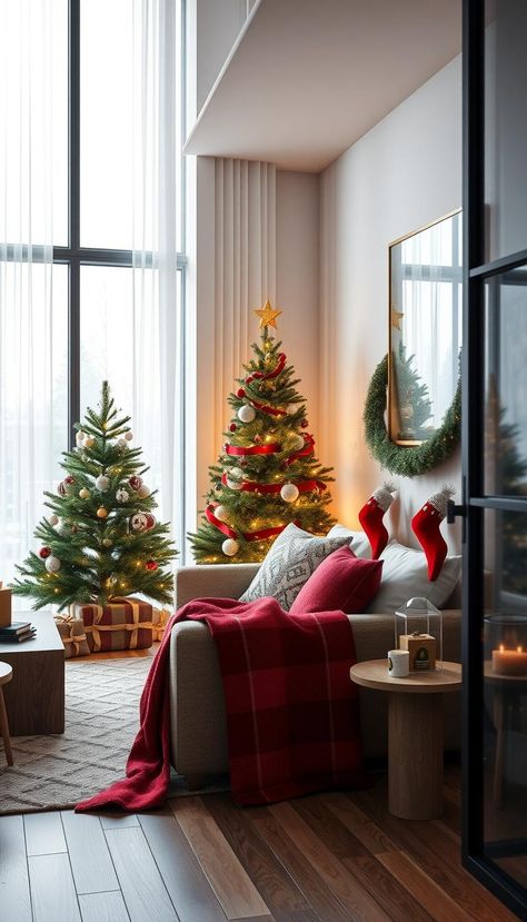 Get ahead of the season with these modern Christmas decorating trends! Sleek designs, neutral tones, and minimalist touches for a sophisticated holiday look. 🌟❄️ Natural Wood Accents, Christmas Decor Trends, Modern Christmas Decor, Trends For 2024, Modern Christmas, Holiday Looks, Decor Trends, Wood Accents, Bold Black