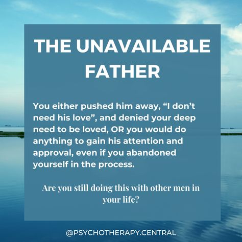 The Unavailable Father Emotionally Unavailable Father, Neglectful Father, Unavailable Father, Healthy Partnership, Healing Prompts, Estranged Father, Conditional Love, Dark Psychology, Scary Place