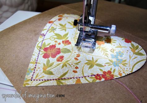 sewing paper to make a homemade greeting card! Easy yet stunning! Hand Sewn Greeting Cards, Kids Art Journal, Sewing Paper, Pretty Sheets, Card Easy, Sewing Cards, Homemade Greeting Cards, Christmas Craft Projects, Simple Sewing