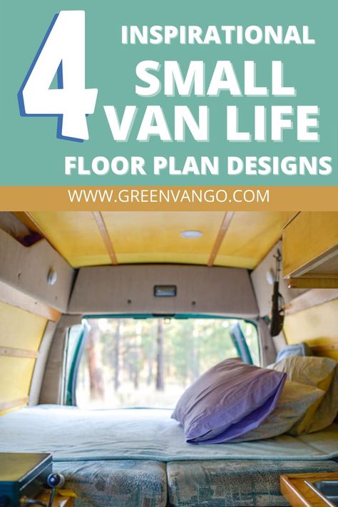 Small Van Interior, Van Conversion Floor Plans, Mazda Bongo Van, Van Rv Conversion, Campervan Hacks, Van Interior Ideas, Van Lifers, Caravan Life, Minivan Camper Conversion