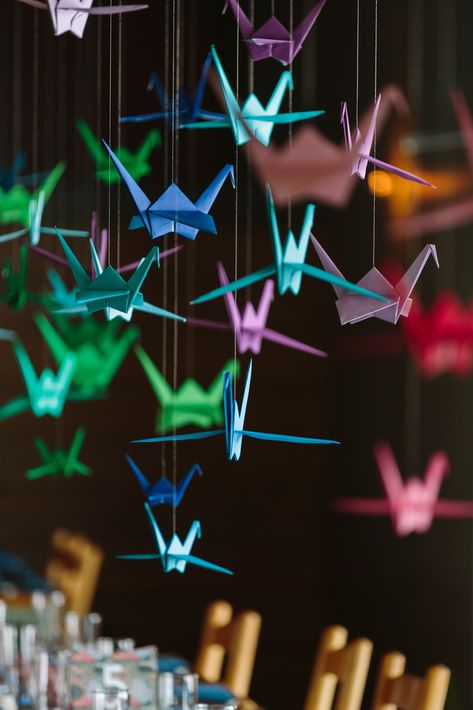 12" Over-sized Origami Cranes by Flying Crane Origami on Etsy - - Photo courtesy of "The Compass Points Here" Photography Origami Photography, Aesthetic Characters, Flying Crane, Origami Cranes, The Compass, Center Ideas, Story Ideas Pictures, Trash Panda, Origami Crane