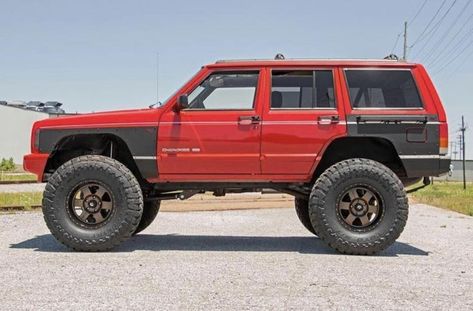 1999 Jeep Cherokee XJ 4WD on a 6" Rough Country Lift + Accessories Full Body Armor, Jeep Xj Mods, Lifted Jeep, Jeep Xj, Jeep Cherokee Xj, Jeep Parts, Jeep Dodge, Square Body, Kid Friendly Trips