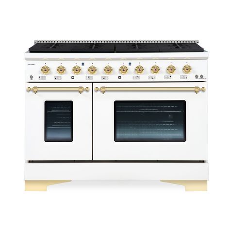 Double oven range