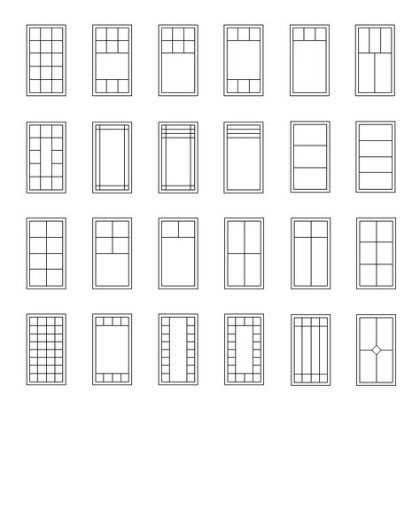 Casement window grille patterns:  http://classicwindowsinc.com/wp-content/uploads/2012/01/Casement-Window-Grille-Patterns1.gif Window Seating Ideas, Architectural Windows, Wooden Window Blinds, Window Grills, Window Seating, Craftsman Trim, Window Grids, My Dream House, Classic Window