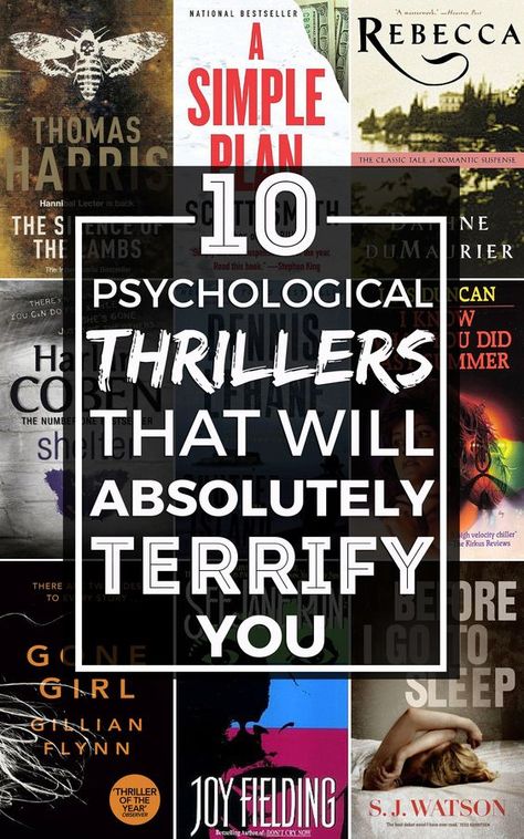 Ten of the scariest psychological thrillers you absolutely MUST read: Psychological Thriller Books, Books And Tea, Psychological Thriller, Reading Rainbow, Thriller Books, Book Suggestions, Psychological Thrillers, Reading Material, What To Read