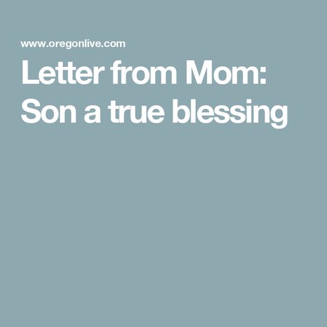 Letter from Mom: Son a true blessing Letter To Son, Senior Season, Letters To My Son, Mostly Sunny, High School Sports, Mom Son, Sponsored Content, Forever Grateful, Lessons Learned