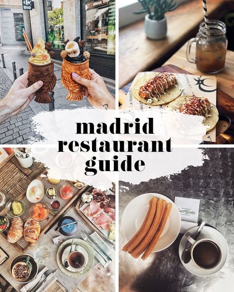 Madrid Restaurant Guide – hardys on holiday What To Eat In Madrid, Where To Eat In Madrid, Madrid Restaurants Dinner, Restaurants Madrid, Veggie Restaurant, Madrid Spain Travel, Madrid Restaurants, Lunch Places, Spain Trip