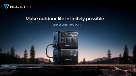 BLUETTI launches AC60 and B80 solar generators, offering compact design, app control, weather resistance, and expandable capacity for adventurers. Solar Ads, Card Ui, Photoshop Design Ideas, Power Generator, Solar Generator, Save Power, Outdoor Essentials, Portable Power Bank, Design App