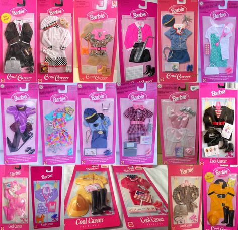 Cool Career Fashions - for reference | FanOfBarbie | Flickr Doll Reference, Barbie Miss, Barbie 80s, Barbie Playsets, Barbie 90s, Barbie Summer, Barbie Doll Clothes, Vintage Barbie Clothes, Barbie Doll House