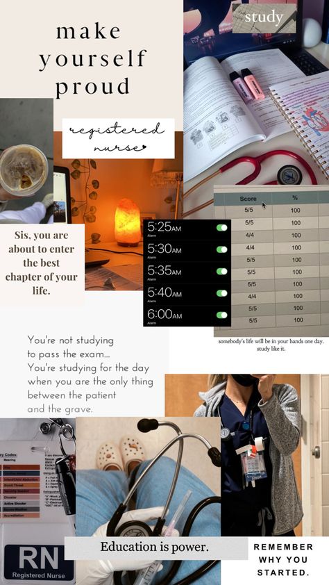 Vision Board Photos Nursing Student, Future Nurse Motivation, 2025 Vision Board Pictures Nursing, Vision Board Ideas For Nurses, Nursing School Good Grades, Getting Into Nursing School Vision Board, Nursing Student Routine, Vision Board Nursing Student Motivation, Studying Aesthetic Nursing