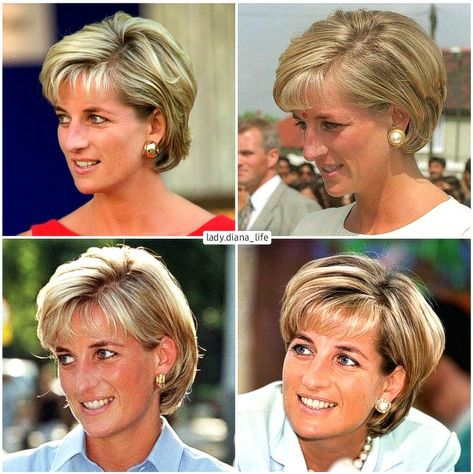 Lady Diana Style Hair, Princess Diana Haircut Hairstyles, Princess Diana Hair Short, Princess Diana Short Hair, 1997 Hairstyles, Lady Diana Hair, Lady Diana Haircut, Lady Diana Hairstyles, Princess Diana Hairstyles