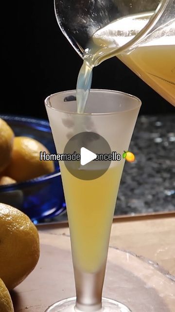 Pasquale Sciarappa on Instagram: "Homemade Limoncello 🍋

Since you all seemed to love the lemon pasta I recently posted (almost 10 million views 😱), here is another lemon recipe! I realized I had never posted a reel for my limoncello, so here it is 🥂

Have you tried this yet? Or have you tried it with other citrus fruits instead? 

#recipes #homemaderecipe #pasqualesciarappa #lemons" Lemoncello Recipes Drinks, Osara Recipes, Lemoncello Recipes, Lemon Cello, Homemade Liqueur Recipes, Pasquale Sciarappa, Seasonal Cocktails, Limoncello Recipe, Homemade Limoncello