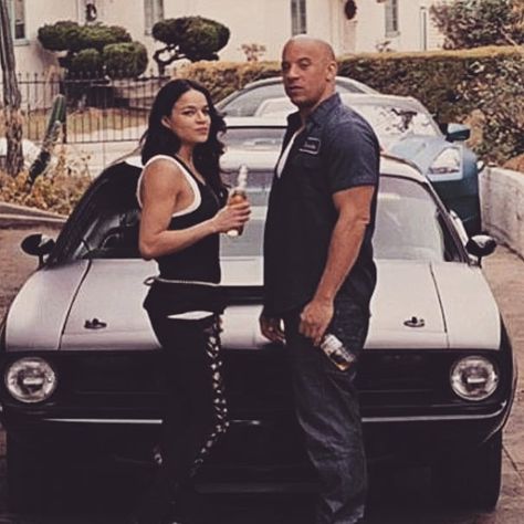 Dom and Letty ❤ on Instagram: “Toretto's ♡ #love #torettosundays #toretto #smiles #furious7 #vinandmichelle #fandom #fanfiction #dotty #lettyandom #followforllike…” Letty And Dom, Fast And Furious Letty, Dom And Letty, Dominic Toretto, Roll Play, Animal Education, Michelle Rodriguez, Fast Furious, The Furious