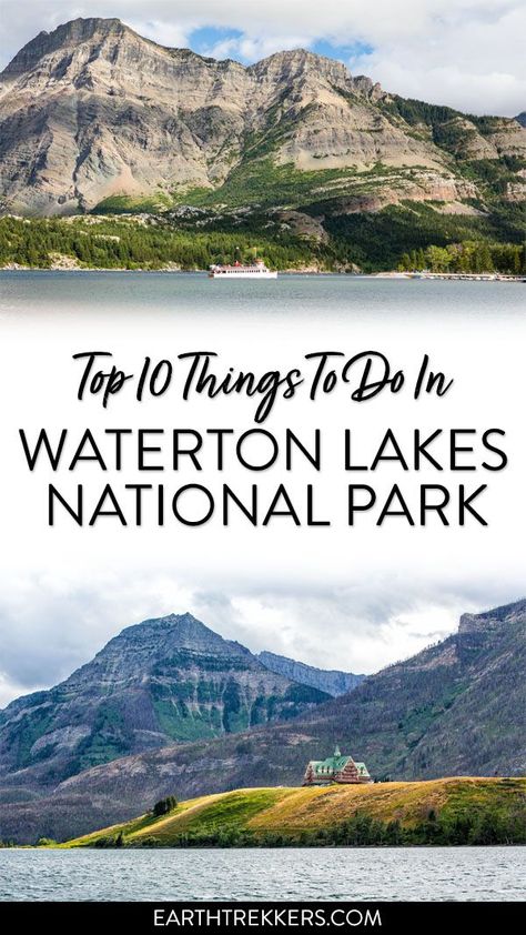 Watertown Lakes National Park, Canada Hikes, Glacier National Park Vacation, Travel Alberta, Waterton National Park, Alberta Travel, Waterton Lakes National Park, Canada Eh, Canada National Parks