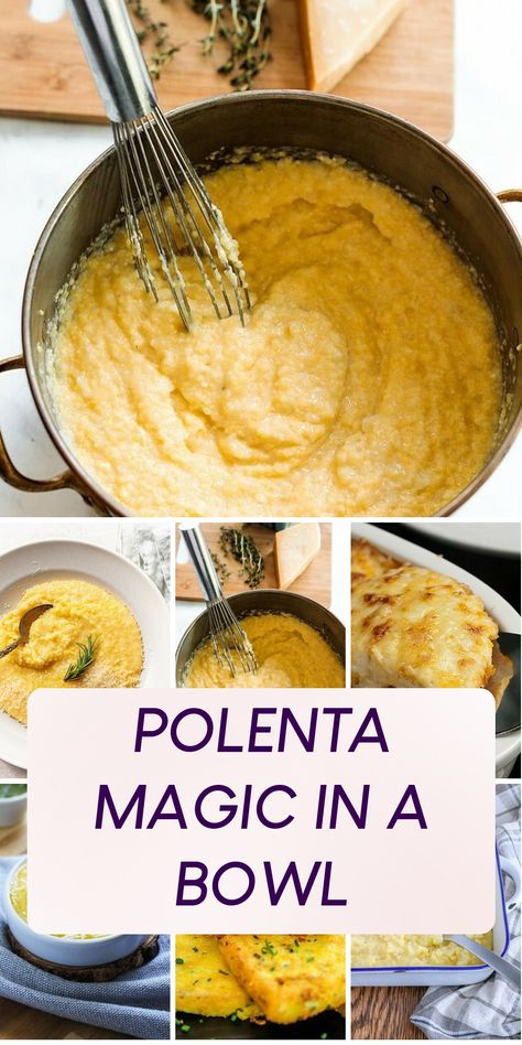 Polenta is a delicious and comforting base for many dishes, and these 15 recipes make it even more irresistible! From savory side dishes to creamy polenta bowls, these recipes will turn this simple ingredient into a star. Polenta, Bowl