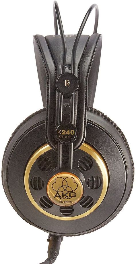 AKG Pro Audio K240 STUDIO Over-Ear, Semi-Open, Professional Studio Headphones Akg Headphones, Open Back Headphones, Air Quality Monitor, Studio Headphones, Headphone Amplifiers, Audio Interface, Studio Gear, Best Headphones, Open Studio