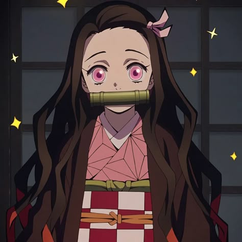 Nezuko Kamado, Kimetsu No Yaiba, Anime Character, Anime, Hair, Pink