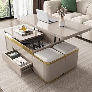 Entrance Hall Furniture, Accent Furniture Living Room, Folding Coffee Table, Foldable Dining Table, Living Room Luxury, Mobile Coffee, Dining Table With Storage, Modern Organization, Coffee Table Modern